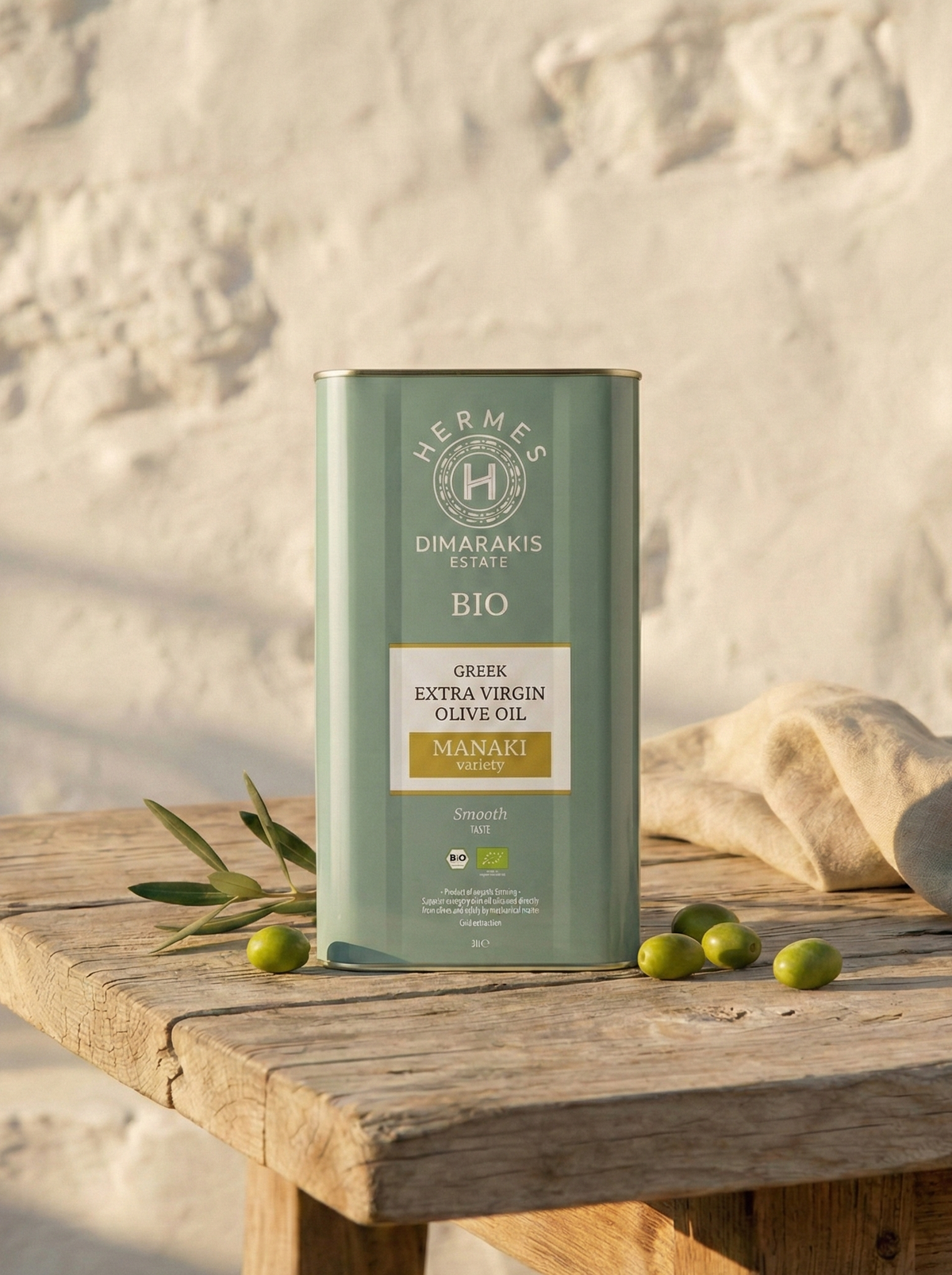 Extra jungfruolivolja - Manaki - 3L