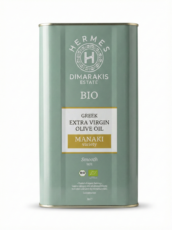 Extra jungfruolivolja - Manaki - 3L