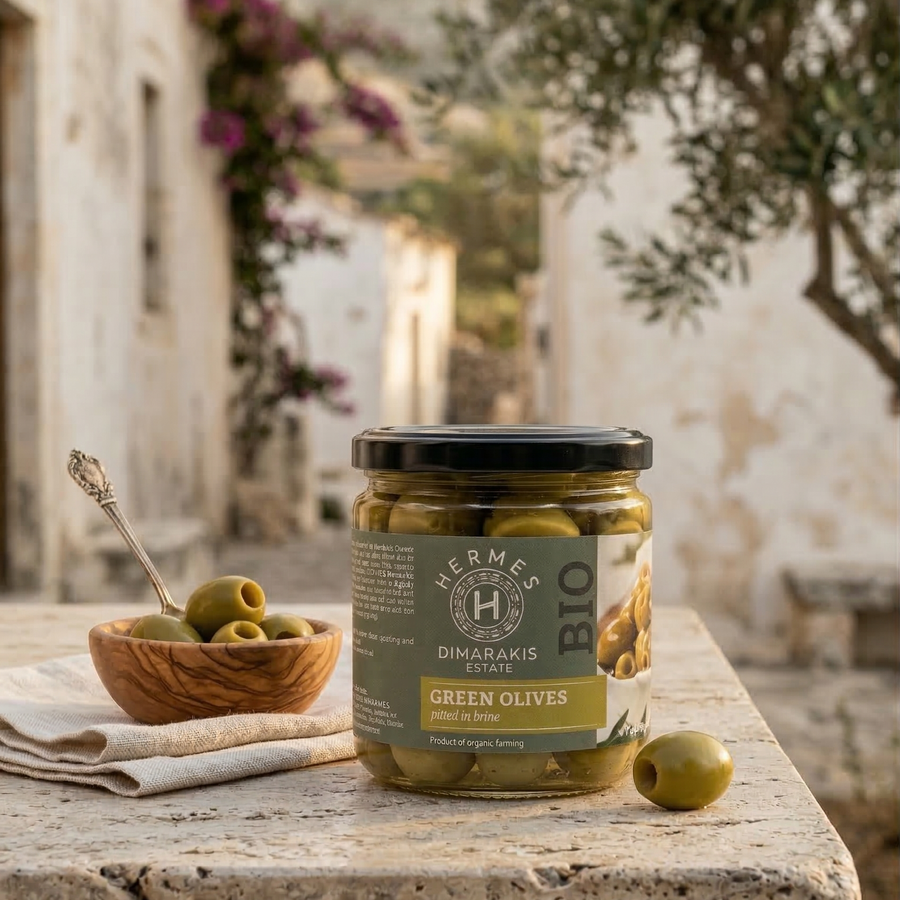 Gröna oliver urkärnade - i saltlake — view 2