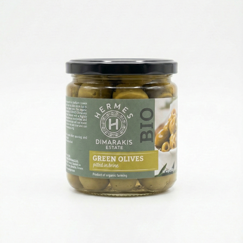 Gröna oliver urkärnade - i saltlake