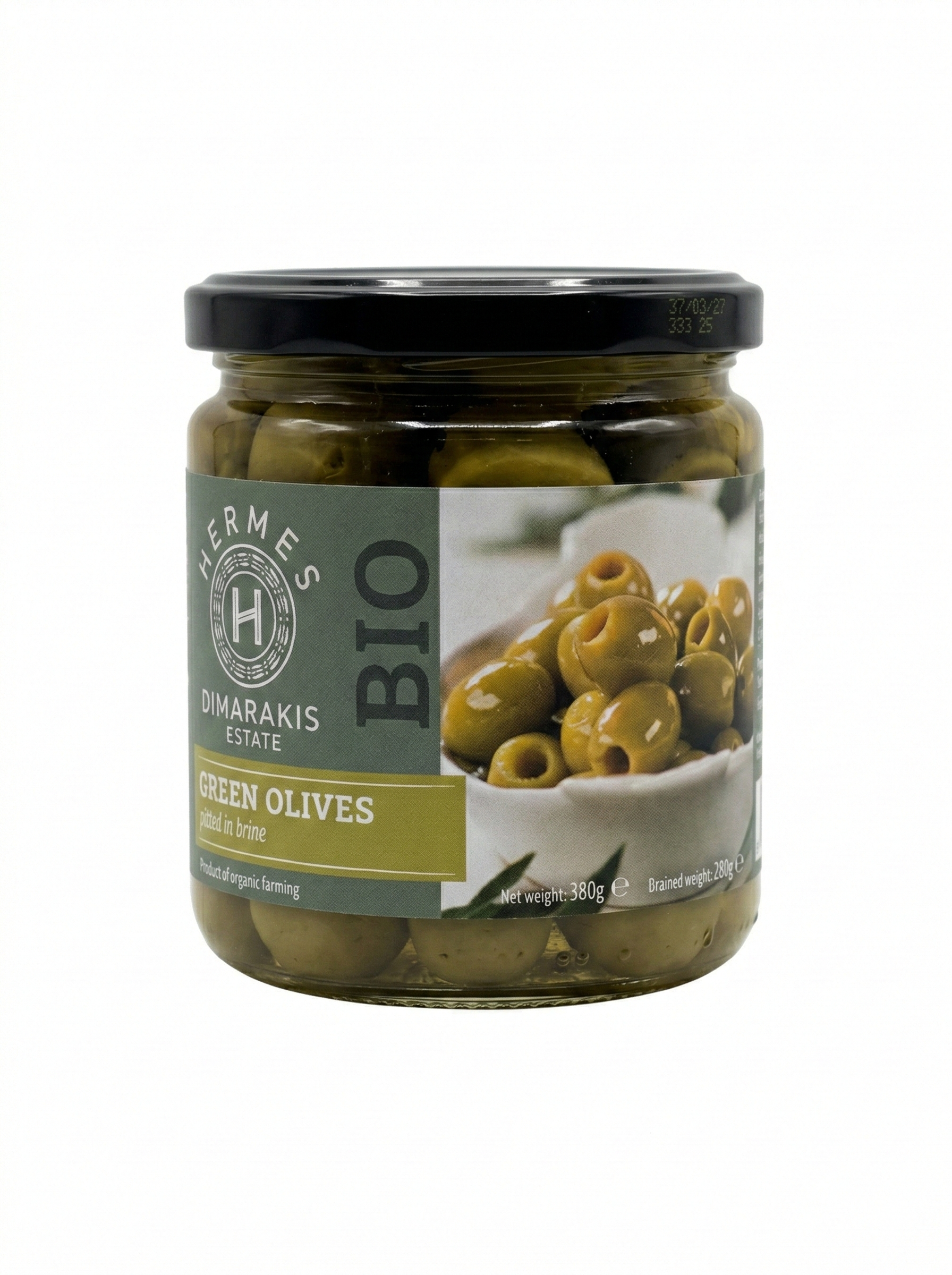 Gröna oliver urkärnade - i saltlake