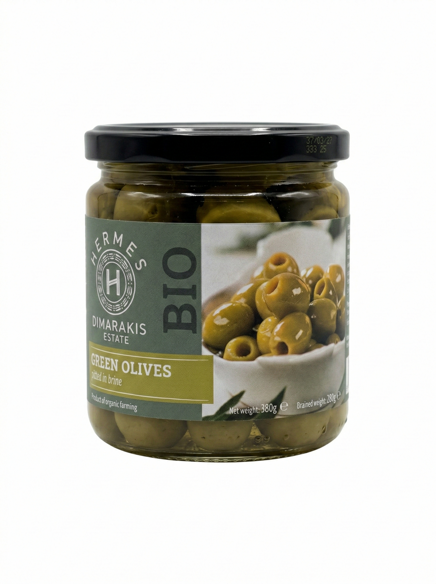 Gröna oliver urkärnade - i saltlake — view 3