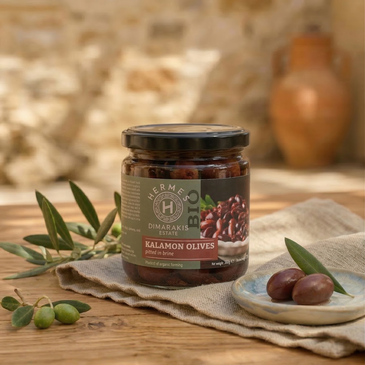 Kalamonoliver - Urkärnade i saltlake