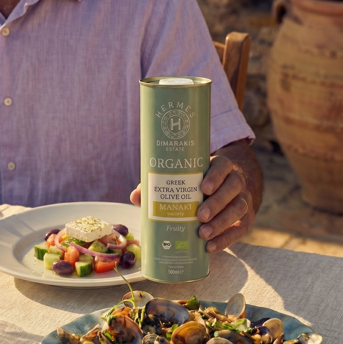 Extra jungfruolivolja - Manaki - 500ml